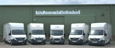 radius_telematics_and_mcgowan_and_rutherford_deliveries_vans_outside_of_depot