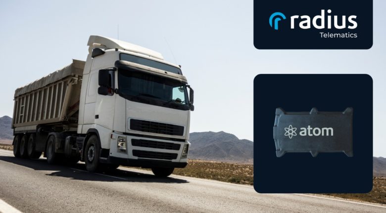 atom_telematics_tracker_install_on_hgv_driving_down_desert_road