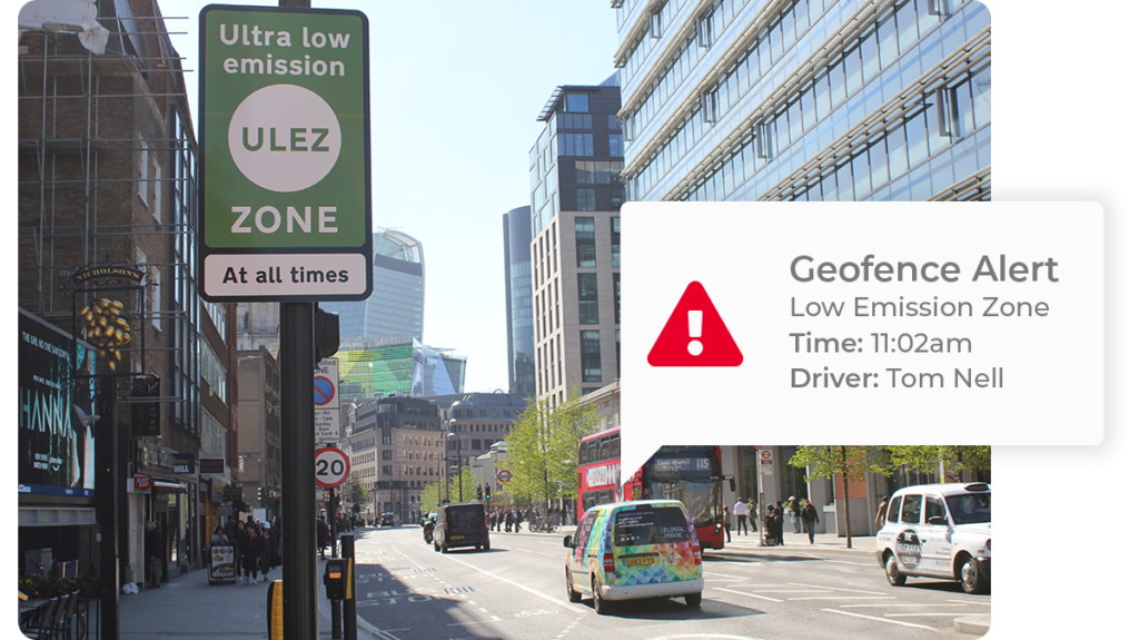 ulez_zone_green_sign_with_geofence_warning_message_vehicles_driving_in_london